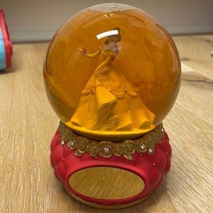 Disney belle glitter snowglobe